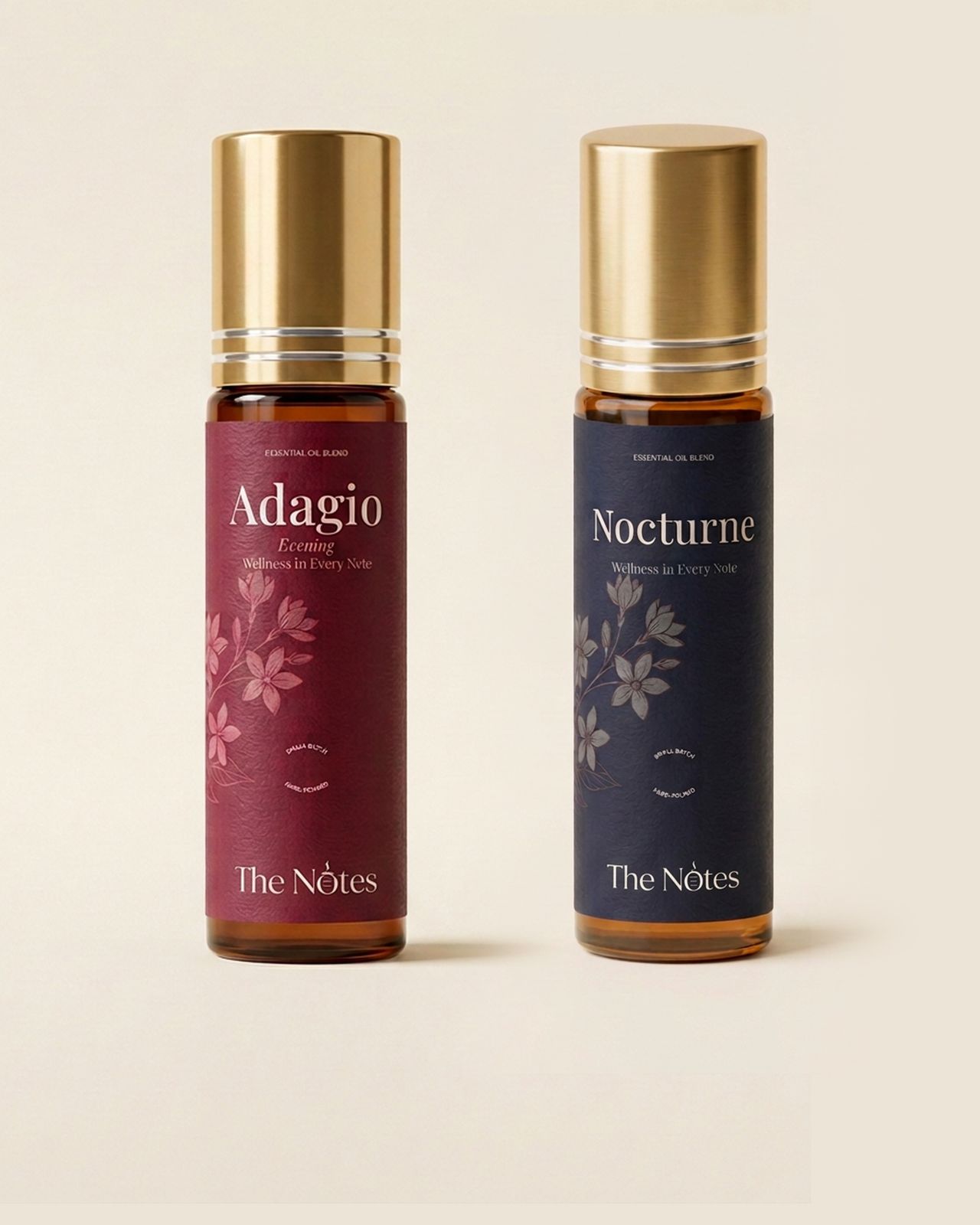 The Night Movement set: Adagio Evening and Nocturne roll-on bottles together